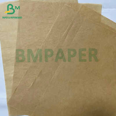 Giấy kraft chống mỡ thân thiện với môi trường 38 gsm Để bọc đồ ăn nhẹ