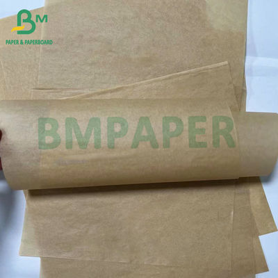 Giấy kraft chống mỡ thân thiện với môi trường 38 gsm Để bọc đồ ăn nhẹ