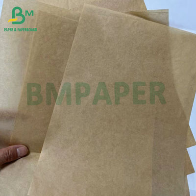 Giấy kraft chống mỡ thân thiện với môi trường 38 gsm Để bọc đồ ăn nhẹ
