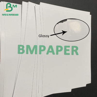 100#80#70#Giấy nghệ thuật phủ văn bản màu trắng Bóng / Giấy bìa mờ 24&quot; 36&quot; 610mm 914mm