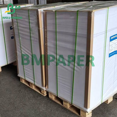 100#80#70#Giấy nghệ thuật phủ văn bản màu trắng Bóng / Giấy bìa mờ 24&quot; 36&quot; 610mm 914mm