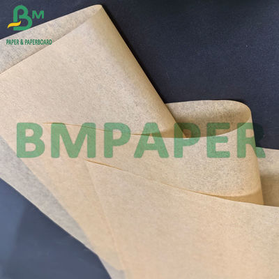 40gm Một mặt bóng chống dầu MG giấy kraft có ruột màu nâu không sơn