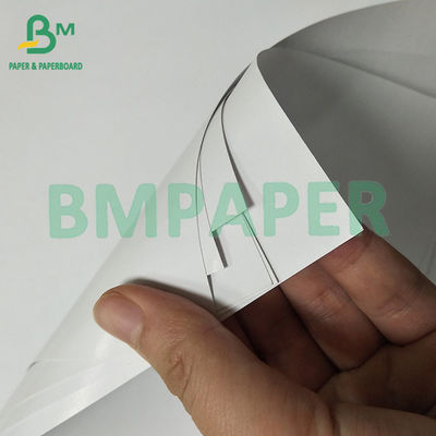 Một mặt được phủ giấy liên kết màu trắng cuộn với cao gắn kết bản thân dán tấm