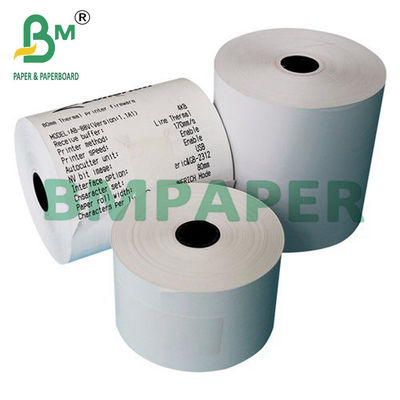 80 * 80mm 57 * 40mm POS nhiệt cho đến khi giấy cuộn được sử dụng như biên lai trong ngân hàng
