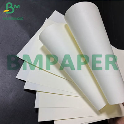 55gm 60gm Bảng giấy màu không sơn sách Cream Ivory High Bulky Offset