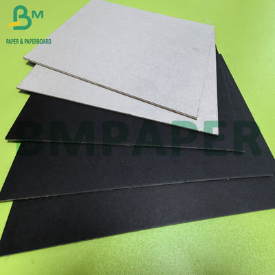 2mm cao độ cứng tái chế Duplex giấy đen với lưng màu xám cho khung ảnh