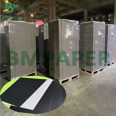 2mm cao độ cứng tái chế Duplex giấy đen với lưng màu xám cho khung ảnh