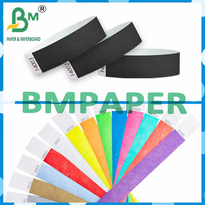 19cm X 25cm 10 Tags Tayvek màu đeo tay cho vòng đeo tay nhập cảnh
