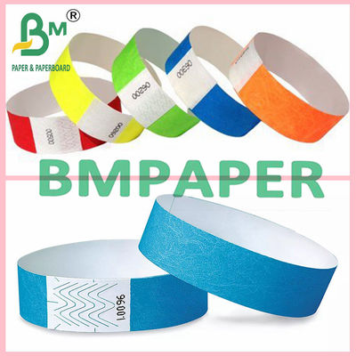 19cm X 25cm 10 Tags Tayvek màu đeo tay cho vòng đeo tay nhập cảnh