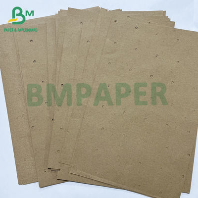 70gm tái chế vòng lỗ lỗ đục dưới lớp giấy kraft cho nhà máy may mặc
