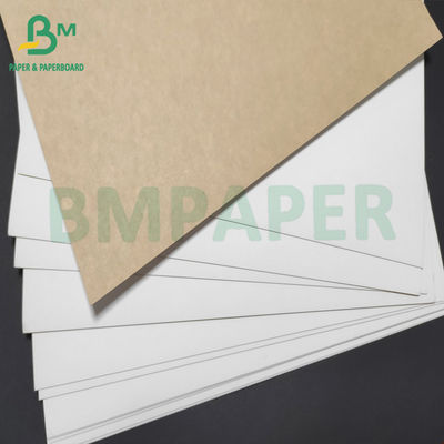 360gm Bạch đất sét phủ trên mặt trước và màu nâu tự nhiên mặt sau tấm giấy
