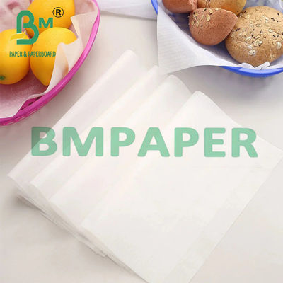 15 x 15 inch giấy bọc bánh sandwich màu trắng có thể phân hủy cho Delis