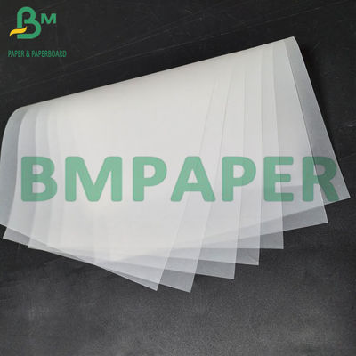 55gsm 60gsm giấy theo dõi giấy vẽ trắng tự nhiên xuyên suốt giấy chuyển giấy cuộn