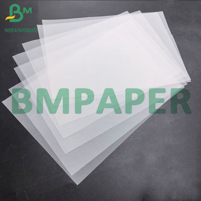 55gsm 60gsm giấy theo dõi giấy vẽ trắng tự nhiên xuyên suốt giấy chuyển giấy cuộn