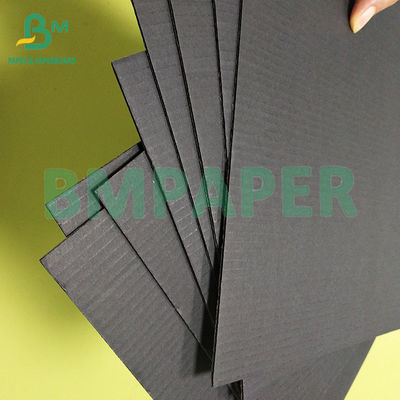 110+110+110gm tái chế bột giấy Đen 3 Ply E Bảng đúc lỏng cho bao bì