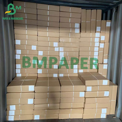 Cuộn giấy trắng trong thùng carton A0 A1 A2 A3 A4 50 mét Chiều dài 2 inch Giấy CAD lõi