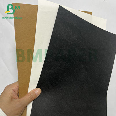 0.55mm chống nước mắt màu sắc có thể giặt Tex Kraft giấy vải