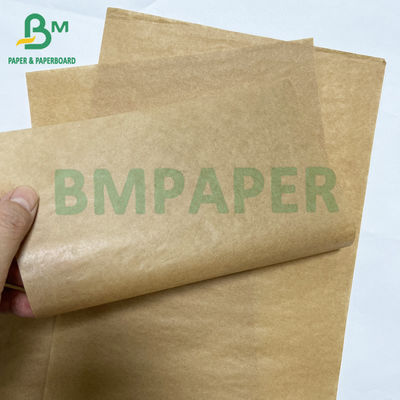 40grs an toàn thực phẩm một mặt cao cấp bóng màu nâu túi kraft giấy