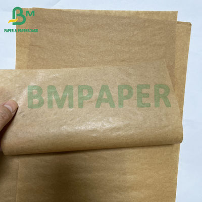 40grs an toàn thực phẩm một mặt cao cấp bóng màu nâu túi kraft giấy