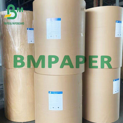 Bao bì cuộn màu nâu giấy mở rộng mạnh cho túi hóa học 50-120gsm