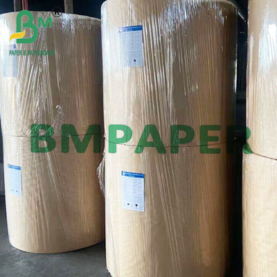 Bao bì cuộn màu nâu giấy mở rộng mạnh cho túi hóa học 50-120gsm