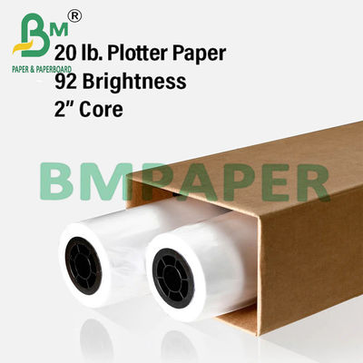24 &quot;x 150ft 2&quot; lõi 20lb giấy phác thảo cho CAD vẽ 5 cuộn / trường hợp