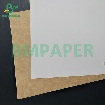 200 250gm 100% gỗ nguyên thủy bột giấy chất lượng thực phẩm phủ Kraft Back cho bao bì sản phẩm thực phẩm