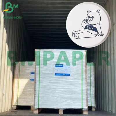 Giấy hấp thụ màu trắng tự nhiên 1mm 2mm với PE một bên