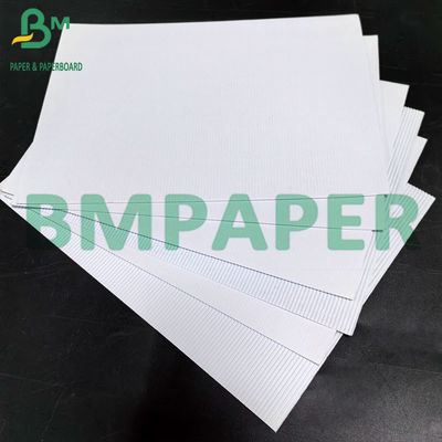 1.5mm F Flute White Recycled Corrugated Board Sheets cho hộp gấp