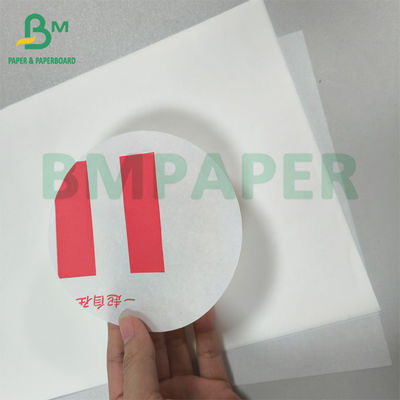 34gm 38gm 50gm Bạch giấy chống mỡ Thẻ thực phẩm Liner giấy cuộn