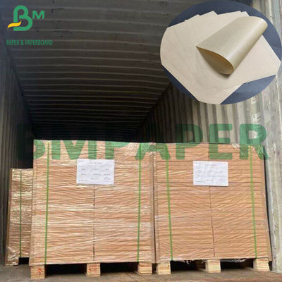 50g MG giấy Kraft màu nâu một mặt giấy thủ công chất lượng thực phẩm bóng