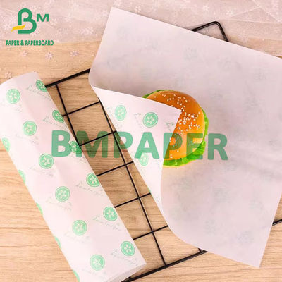 Bảng giấy chống mỡ màu trắng chất lượng cao giấy đóng gói thực phẩm cuộn 325mm 650mm chiều rộng