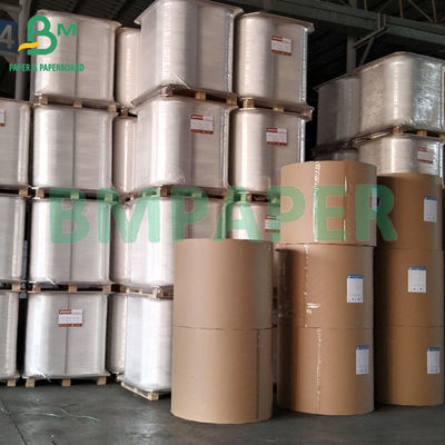 30gm 60gm giấy kraft màu trắng sáng một mặt loại thực phẩm cho sản phẩm đóng gói