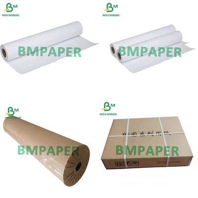 50g - 80g Bảng giấy vẽ màu trắng Cuộn nhỏ 50m/100m/150m/200m Độ dài Bao bì hộp