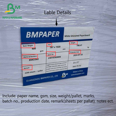 53gm - 400gm Bảng giấy không có lớp phủ Bảng giấy không có gỗ Bảng giấy giấy 78 X 102cm 72 X 105cm 77 X 110cm Kích thước lớn
