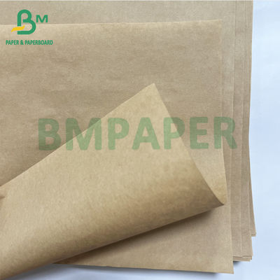 Bao bì thực phẩm tái chế Strong 40 50 GSM giấy kraft tự nhiên