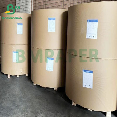 Bao bì thực phẩm tái chế Strong 40 50 GSM giấy kraft tự nhiên