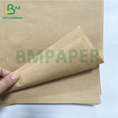Bao bì thực phẩm tái chế Strong 40 50 GSM giấy kraft tự nhiên