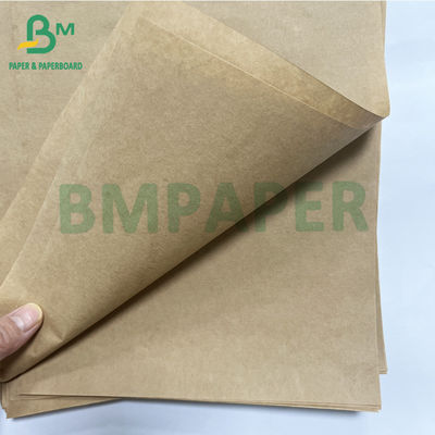 Bao bì thực phẩm tái chế Strong 40 50 GSM giấy kraft tự nhiên
