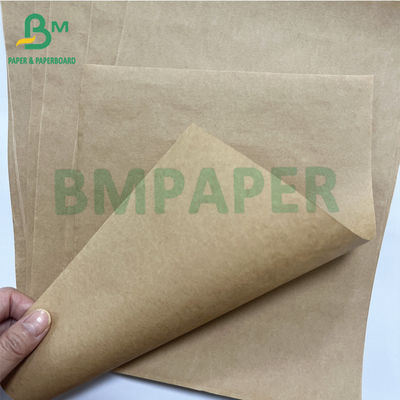 Hiệu suất in tốt 60grs 70grs giấy thực phẩm màu nâu không tẩy
