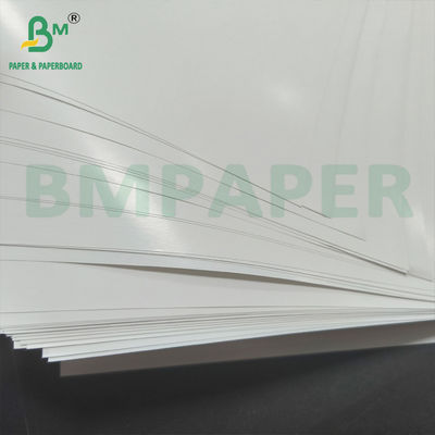 Giấy dán nhãn một mặt bóng 80gm 90gm giấy nghệ thuật màu trắng C1S