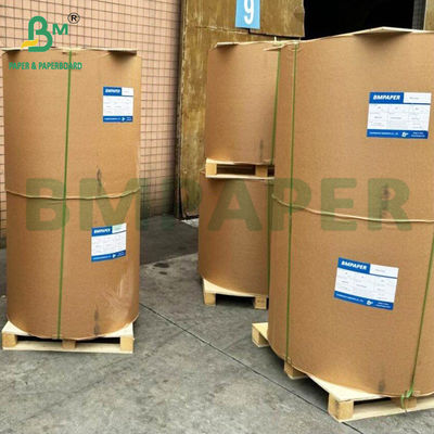 Giấy dán nhãn một mặt bóng 80gm 90gm giấy nghệ thuật màu trắng C1S
