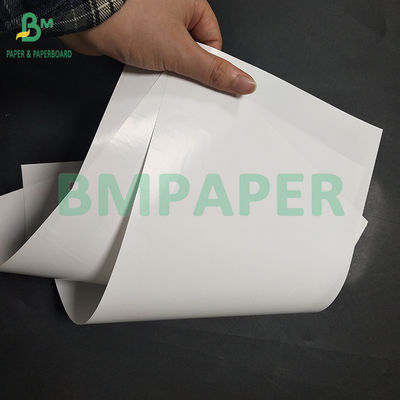 70gsm injet màu trắng in ấn giấy phủ một mặt cho bảng nhãn