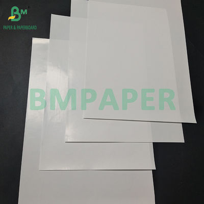 70gsm injet màu trắng in ấn giấy phủ một mặt cho bảng nhãn