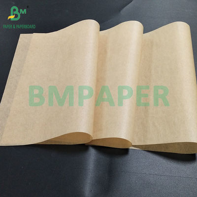 40gm Brown Food Grade giấy chống mỡ gói bánh hamburger Rolls Kit 7