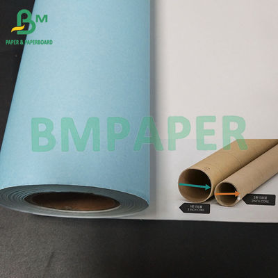 20LB hai mặt giấy trái phiếu kỹ thuật màu xanh dương 36 &quot;× 500' 3&quot; lõi