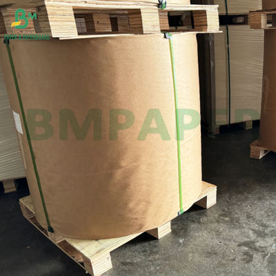 50g 60g giấy kraft sợi nguyên chất màu nâu 102cm giấy vỏ túi màu nâu