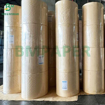 Bề mặt mịn 70gm 90gm màu nâu giấy cứng 500mm x 100m