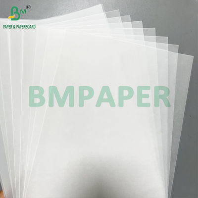 50 83 GSM Gạch trắng bán minh bạch giấy chuyển 880mm x 40m
