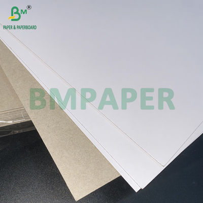 400gm GD1 GD2 Duplex giấy in với Offset And Flexo chất lượng cao C1S trắng phủ màu xám